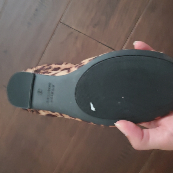 Leopard print flats size 8 new never worn - Picture 3 of 3